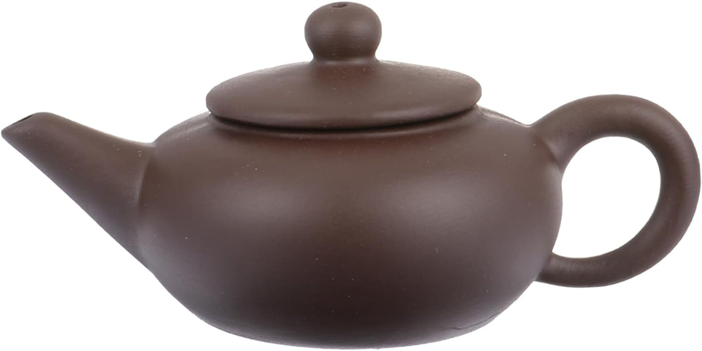 Ciieeo 1pc Teapot Lemonade Pitcher Zisha Clay Pot Porcelain Tea Pot Beverage Pitcher Porcelain Tea Kettle Gongfu Tea Kettle Teaware Mini Tea Pot Kung Fu Tea Ceramics Office Can Be Raised
