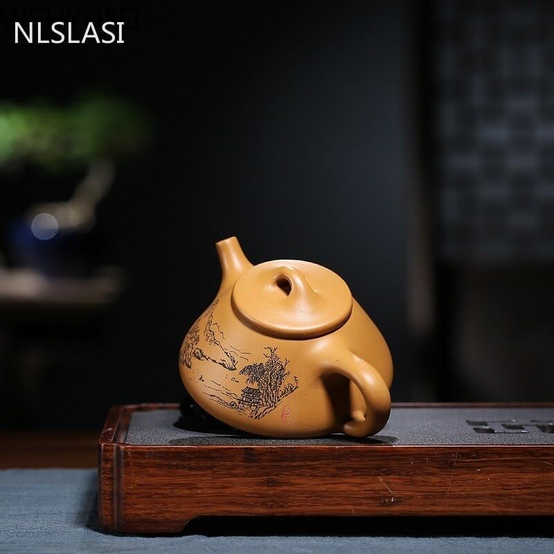 220ml Yixing Zisha Teapot Handmade Chinese Tea Set