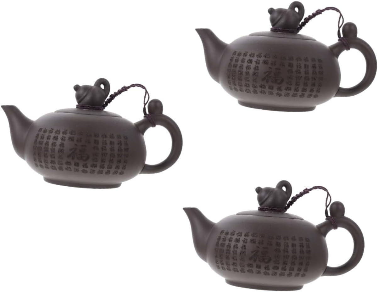 PRETYZOOM 1pc Teapot Tea Maker Kettles Loose Leaf Tea Pot Shipiao Pottery Kettle Retro Tea Pot Zisha Clay Tea Pot Home Tea Pot Vintage Tea Pot Espresso Pot Ceramics Coffee Old Fashioned