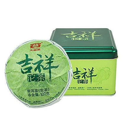 TAETEA Classic Grade A Premium Raw Puerh Tea Tuo Cha, 3.53oz (Pack of 5) Aged Fermented Pu-erh Pu'er Tea Cake Black Tea for Daily Drink and Gift 17.64oz / 500g