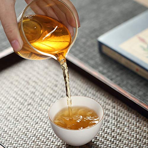 FullChea - Mengku Rongshi 2007 Raw Puerh Tea Cake - Aged Pu Erh Tea Loose Leaf - Sheng Puerh From Yunnan - Increases Energy - 14.11oz / 400g