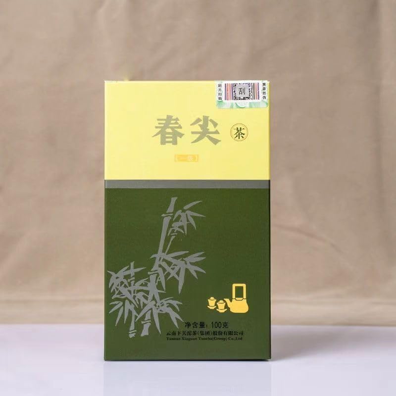 ONWILLTEA - "Spring Buds" Spring Tip First Grade Pu-erh Loose Leaf * 2022 Year Yunnan Xiaguan Raw Pu'er Tea 100g Box