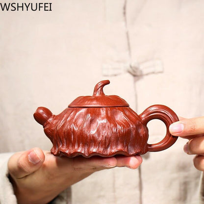 Yixing Boutique Dahongpao Tea Set Zisha Teapot Handmade Teapot Personalized Chinese Tea Ceremony Supplies 170ml