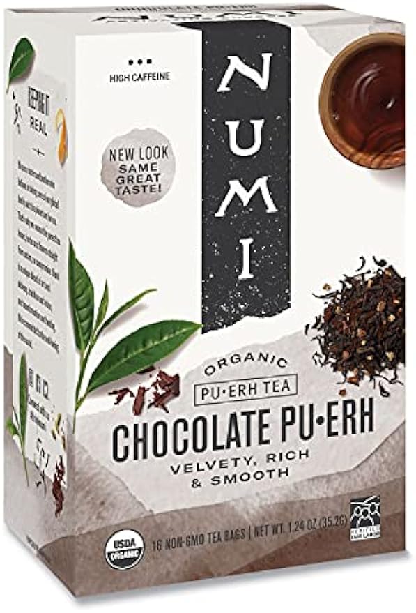 Numi Tea Chocolate Puerh Tea (6x16 Bag)