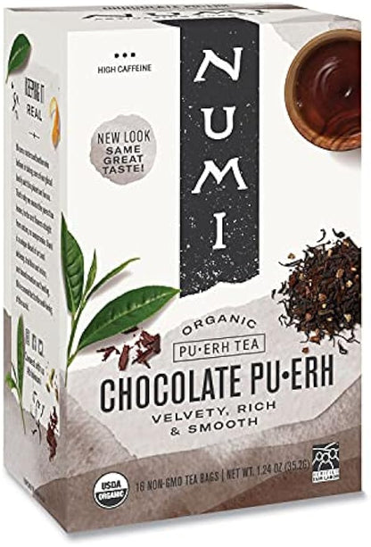 Numi Tea Chocolate Puerh Tea (6x16 Bag)