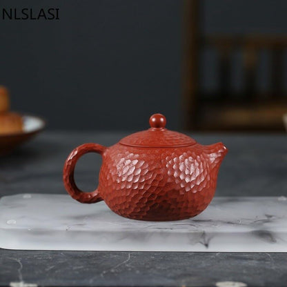 Chinese Yixing Zisha teapot Xishi filter teapot raw ore handmade authentic 240ml