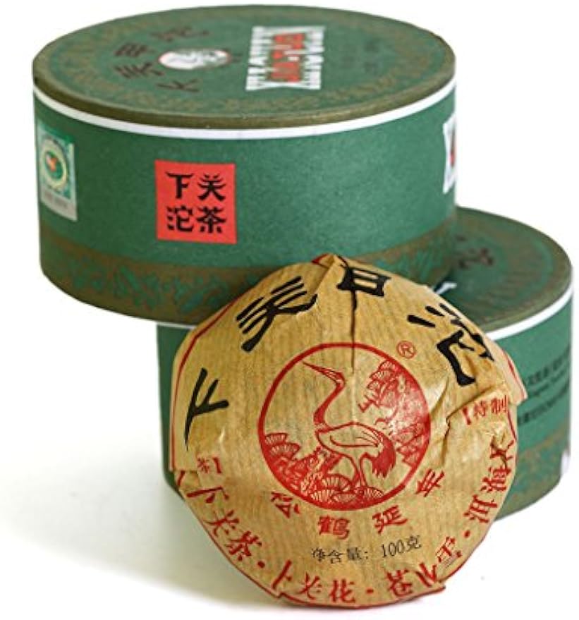 Puerh Tea Cake 100g / 3.52oz 2016 Year Raw Sheng Xiaguan Tuocha Tuocha Jiaji Puerh Tuocha - Yunnan Pu-erh Pu erh Puer Pu'er Chinese Tea Boxed
