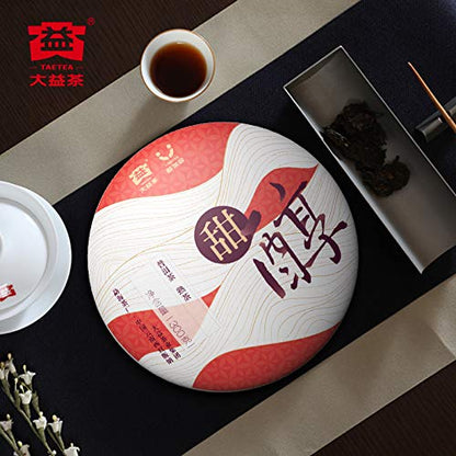 Menghai Tea Sweet Wine 'Tian Chun' Ripe PUER Tea Cake Organic Pu-erh Pu'er Black Tea 300g