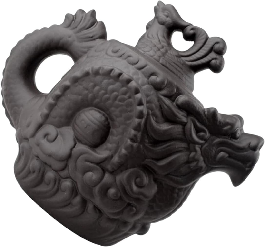 STOBAZA 3pcs Dragon Phoenix Purple Clay Teapot Tea Pets Gongfu Loose Tea Teapots Brass Teapot Ceramic Frog Teapot Zisha Teapot Porcelain Kettle Purple Clay Tea Pot Delicate Japan Office