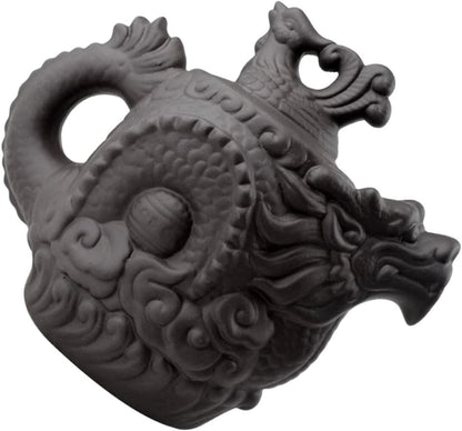 STOBAZA 3pcs Dragon Phoenix Purple Clay Teapot Tea Pets Gongfu Loose Tea Teapots Brass Teapot Ceramic Frog Teapot Zisha Teapot Porcelain Kettle Purple Clay Tea Pot Delicate Japan Office