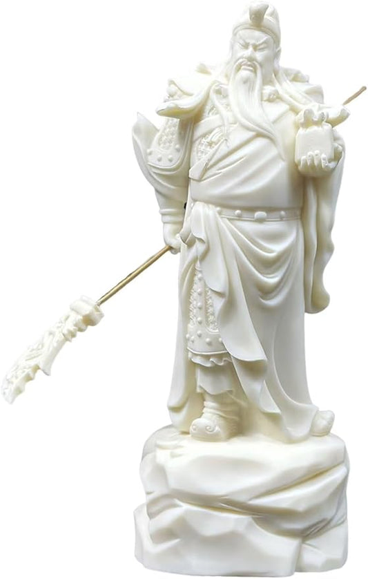oarehol Guan Gong Statue,God of Wealth Guan Yu Statue Feng Shui Decor,God of Fortune Kwan Kung Figurine Home Office Decor