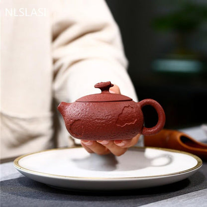 120ml Chinese Handmade Zisha Teapot Teapot Customized Tea Ceremony Supplies