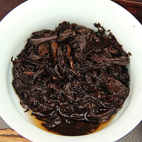 FullChea - Mini Puerh Tea 2003 Year - Shu Pu Erh Tea - Pu-erh Tea - Ripe Puer Chinese Tea - Detox Cleanse (8.8oz / 250g)