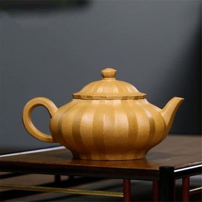 ADUH Urple Clay Teapots Famous Handmade Tea Pot Ore Golden Section Mud Kettle Zisha Art Tea Set Drinkware