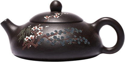 INEOUT Teapot Zisha Teapot Tea Ball Pot Handmade Raw Ore East Tea Set