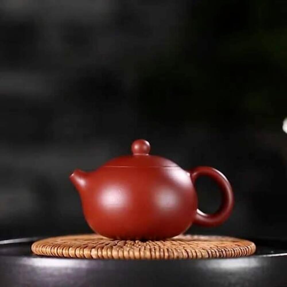 Chinese Real Yixing Zisha Tea Pot Dahongpao Clay Ball Shaped Infuser Holes Xishi