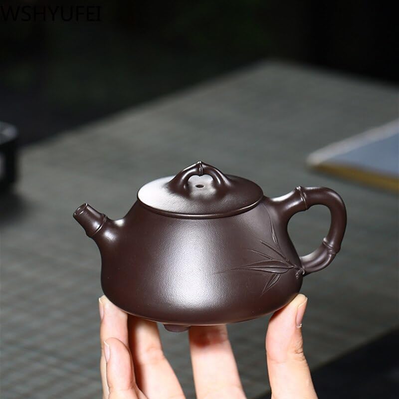 Genuine Yixing Stone Spoon Zisha Teapot Beauty Mine Teapot Handmade Personalized Gift 220ml