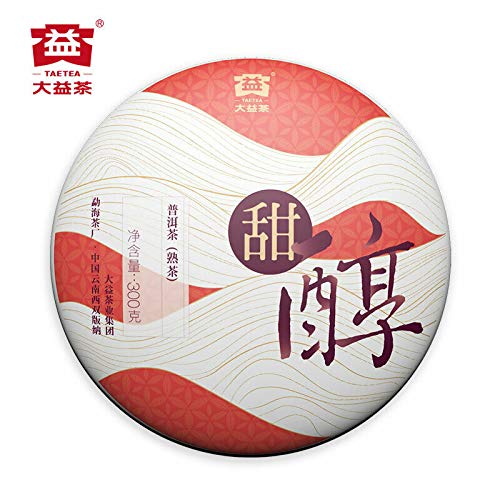 2018 Yr Tian Chun Ripe PUER Tea Dayi Pu-erh Cake Organic Black Tea 300g Shu Pu-er Cha