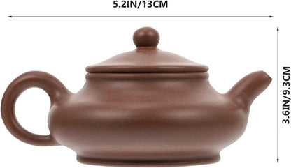 Hemoton 1pc Teapot Tea Pouring Pot Filter Loose Tea Pot Loose Leaf Tea Maker Clay Ceramics Pot Multipurpose Kettle Hot Water Kettle Zisha Tea Pot Make Tea Fine Stone Tools Purple Clay