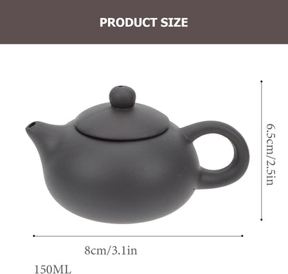 Cabilock 1 Set Purple Clay Teapot Tea Kettle Purple Clay Chinese Zisha Tea Pot Tea Kettle Cups Porcelain Tea Cup Zisha Tea Cup Black Tea Kettle Household Teapot Yokkaichi Travel Pearlescent