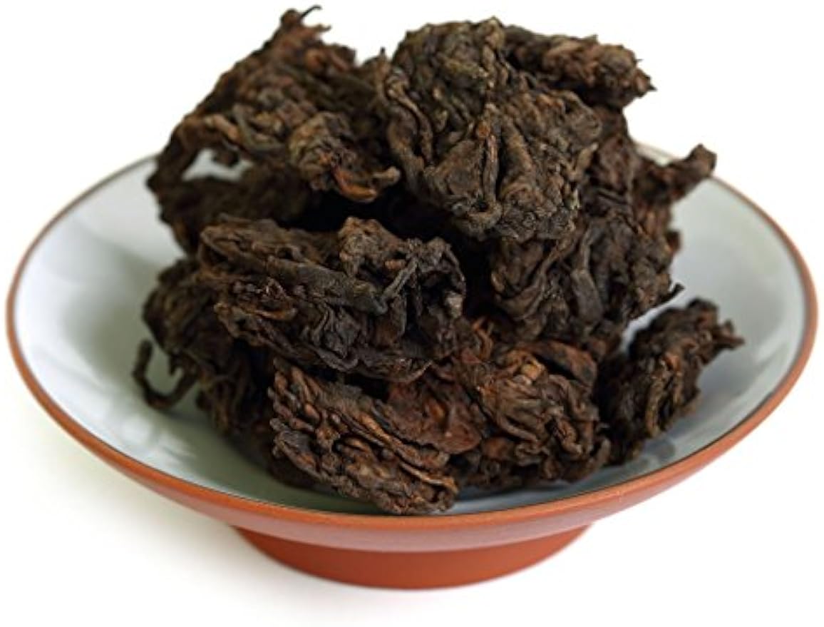 GOARTEA Puerh Tea Cake 250g / 8.8oz 2005 Year Ripe Shu Supreme Yunnan Aged Natural Tuo Head - Yunnan Pu-erh Pu erh Puer Pu'er Chinese Tea - Tuocha