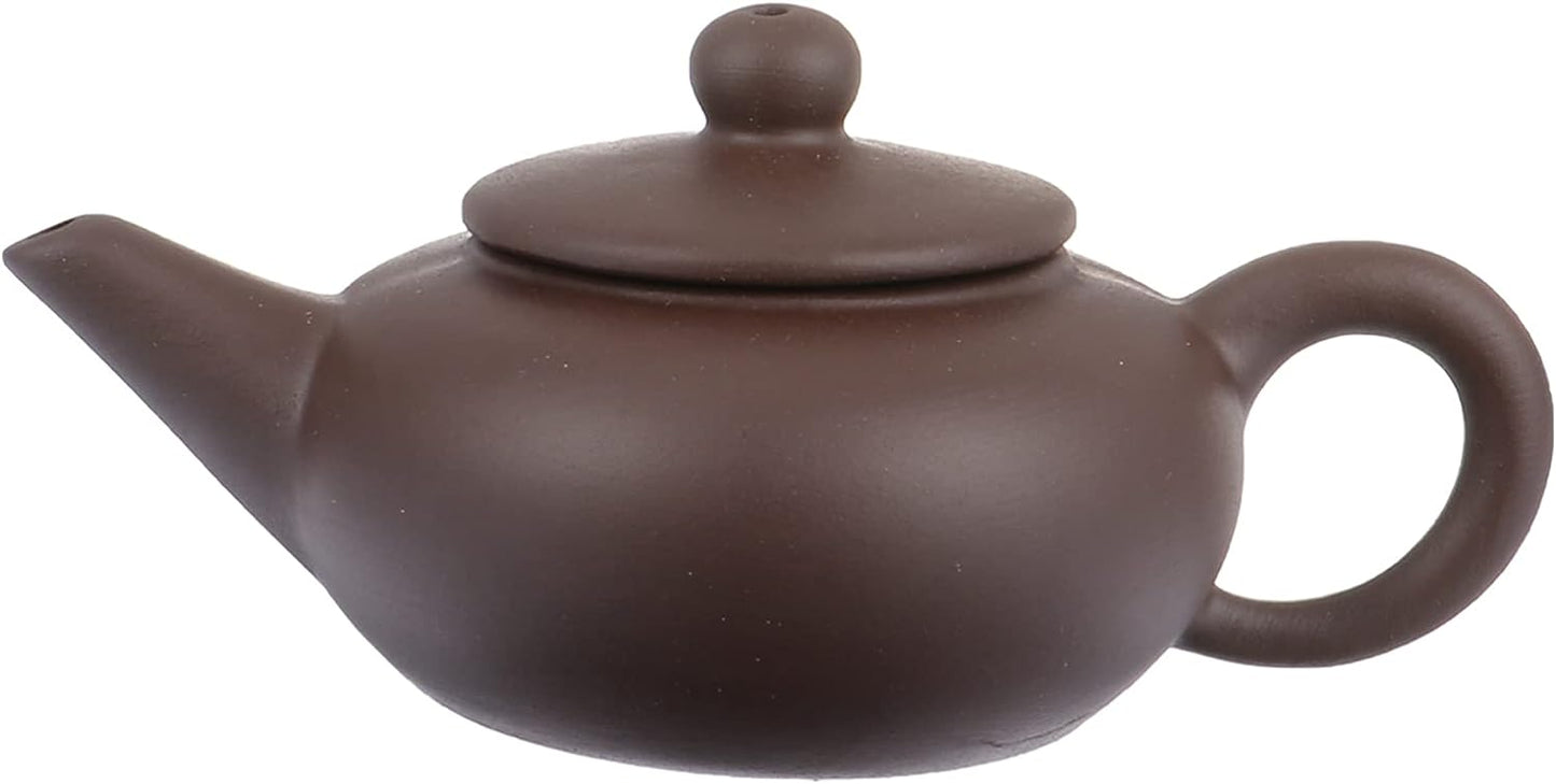 Alipis Ceramic Tea Pot Zisha Teapot Mini Chinese Clay Tea Pot Ceramic Teapot Infuse Brew Kung Fu Tea Maker Retro Water Jar for Loose Tea Vintage Teapot