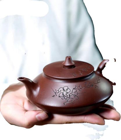 BeRbo Zisha teapot Zisha teapot raw ore handmade purple sand teapot 190ml Teacups