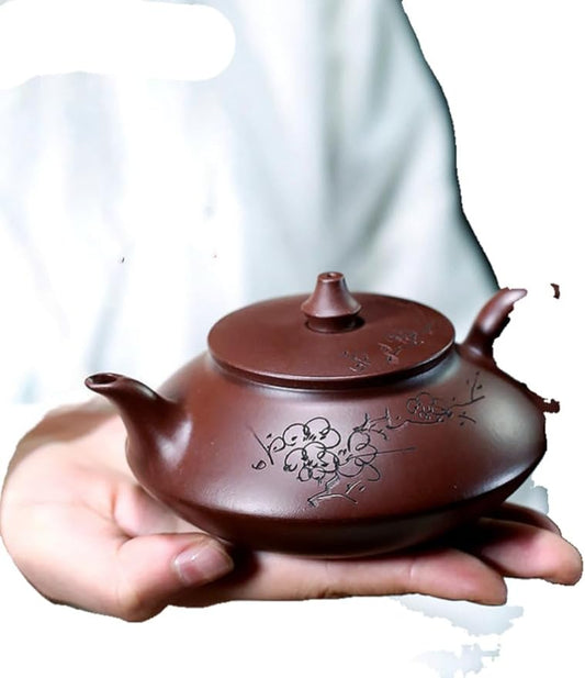 BeRbo Zisha teapot Zisha teapot raw ore handmade purple sand teapot 190ml Teacups