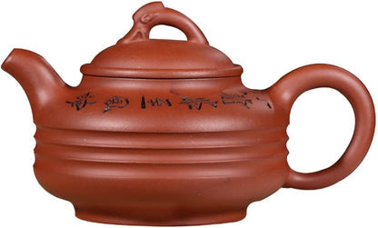 Tea Kettle Stovetop Zisha Pot Kung Fu Teapot Handmade Tea Kettle Home Living Room Creative Tea Drinking Teapot Kettle (A)