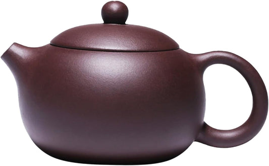 OKUMEYR Asian Teapot with Handle Clay Kettle Pot Purple Sand Tea Zisha Teapot Clay Teapot Clay Tea Pot Chinese Teapot Clay Loose Leaf Tea Maker Purple Clay Porcelain Teapot Ceramics Office
