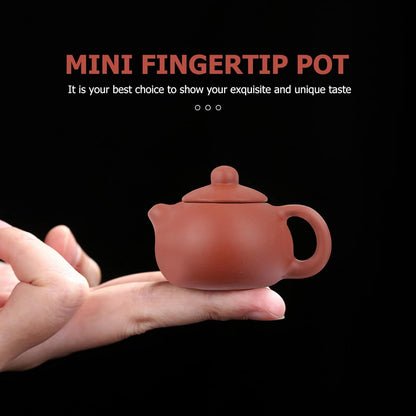 Alipis Ceramic Tea Pot Zisha Teapot Mini Chinese Clay Tea Pot Ceramic Teapot Infuse Brew Kung Fu Tea Maker Retro Water Jar for Loose Tea Vintage Teapot