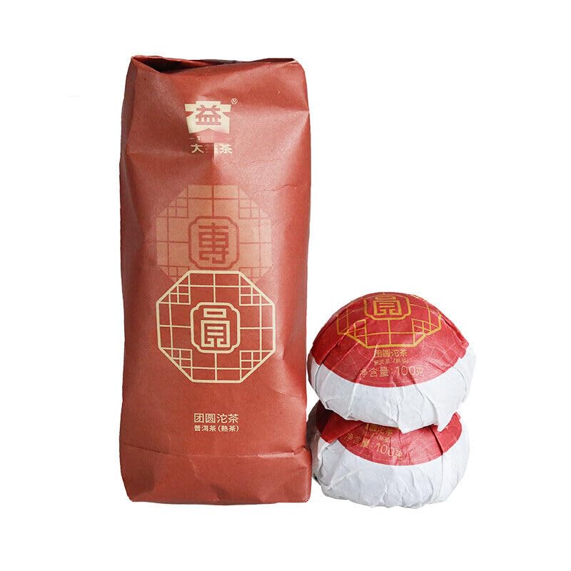 ONWILLTEA - Reunion Tuocha * 2019 MengHai Dayi Tuo Cha Ripe Puer Pu'er Puerh Tea Shu 500g