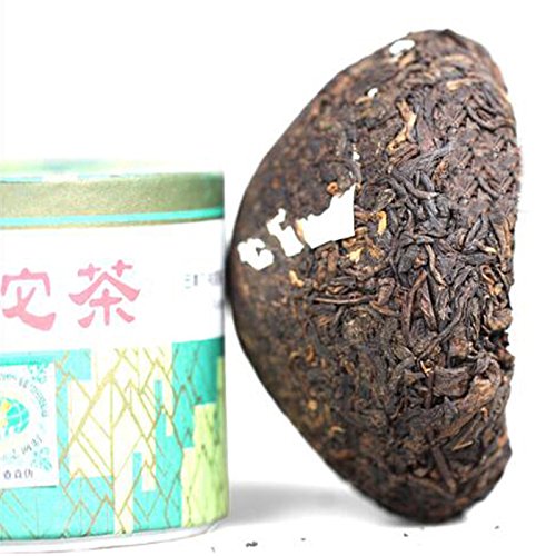2007yr Xia Guan Song He Yan Nian Ripe Puerh Tea - Bird Nest Shaped Cook Puer Tea -Shu Tuo Pu erh Tea With Box - 100g/3.6oz