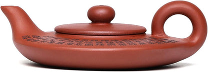 Handmade Zisha Teapot, Chinese Yixing Purple Clay Tea Pot 100cc,Chinese Kungfu Brew Infuser Loose Leaf Tea