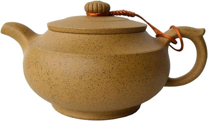 Teapot 300ml Chinese Yixing Clay Huangduan Zisha Classic Big Bore Hanbian