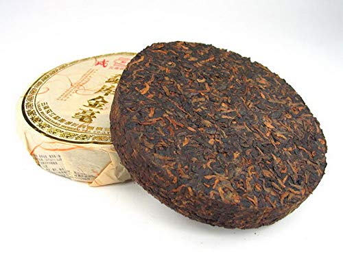 Golden Buds Mengku Pu-erh Tea Cake 2009 Pu-Er ripe tea 150g