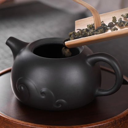 Teapot Zisha Pot Original Mine Old Purple Mud Office Household Teapot Zhuni Xishi Pot Tea Set Teapot Set (A)