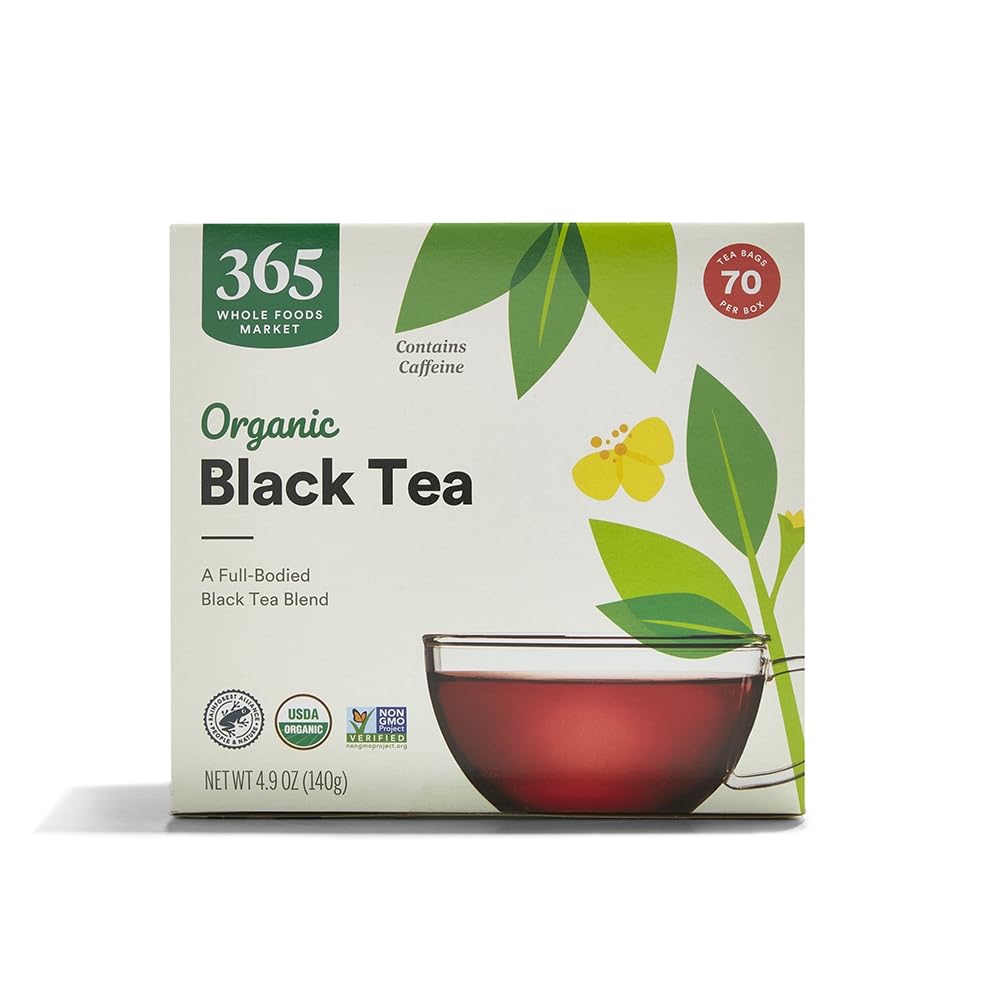 365 by Whole Foods Market, Organic Unsweetened Black Tea, 64 Fl Oz