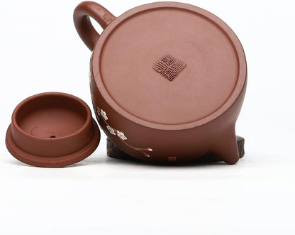 SILINE Zisha Tea Pot - Tianji 5.9 Oz ,Chinese Genuine Yixing Clay Handmade Teapot,Brew Kung Fu Loose Leaf Tea Maker