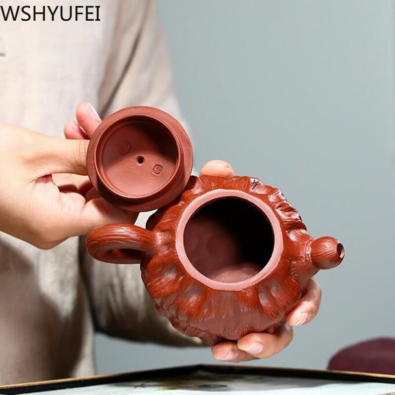 Yixing Boutique Dahongpao Tea Set Zisha Teapot Handmade Teapot Personalized Chinese Tea Ceremony Supplies 170ml