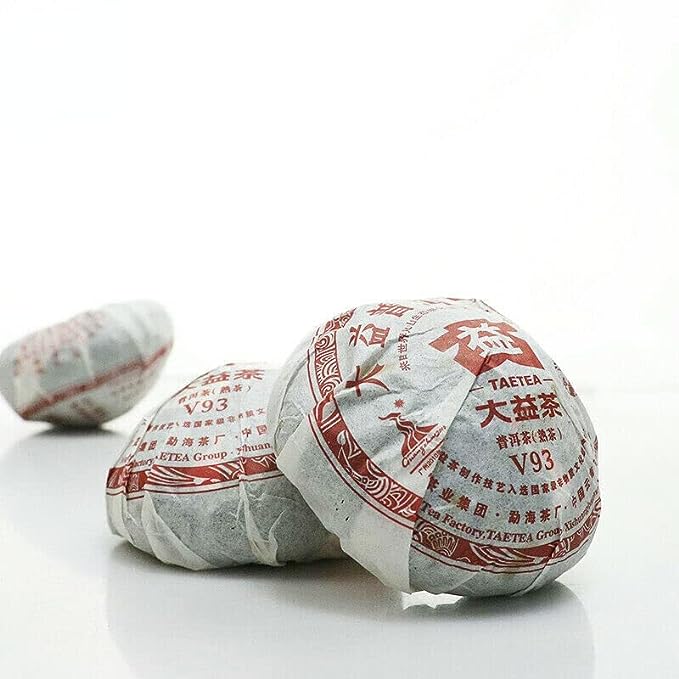 Tuo Cha Puer Ripe Tuocha * Pu Erh V93 Tea Menghai Dayi Ripe Pu-erh Tea (100g*5 pcs)
