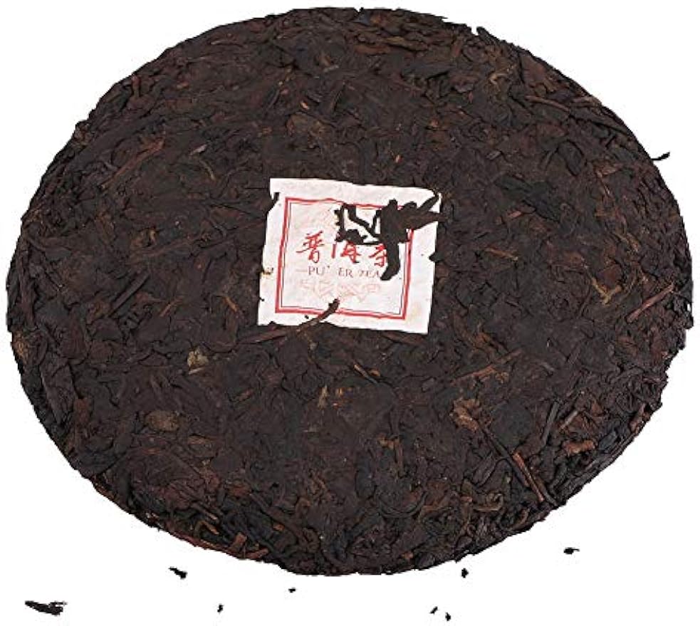 Syrisora Tea Cake, Chinese Yunnan Famous Pu Erh Premium Health Puer Cooked Tea Cake 357g