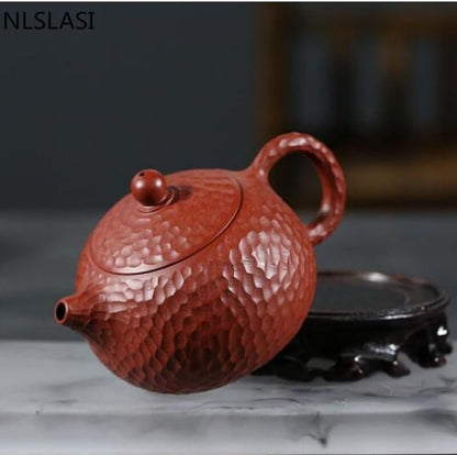 Chinese Yixing Zisha teapot Xishi filter teapot raw ore handmade authentic 240ml