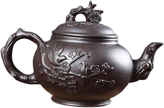 KJHBV Purple Clay Teapot Japanese Tea Pot Chinese Teapot Stoneware Clay Stove Tea Kettle Chinese Tradition Purple Clay Teapot Tea Dispenser Tea Accessory Teapot Large Set