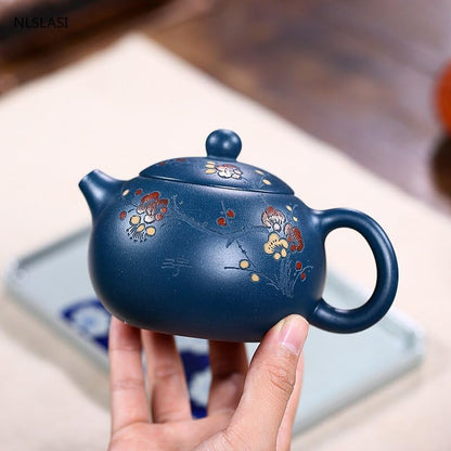 Zisha pot plum blossom Xishi teapot pot raw ore handmade boutique authentic Tieguanyin teapot tea set 260ml