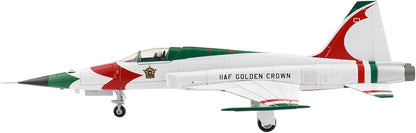 Hobby Master | 1:72 Scale Diecast Military Aircraft Replica | F-5E IIAF Golden Crown IIAF, 1970s (with Decals for No1. to No.8 Planes) | Model HA3397b