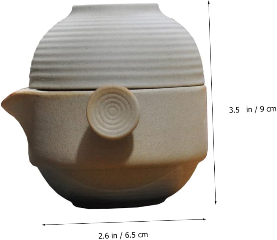 KICHOUSE 1 Set Set Teapot Medication Pot Tea Pots Vintage Zisha Tea Pot Tea Kettle Pot Loose Leaf Tea Kettle Tea Serving Pitcher Gongfu Tea Pot Tea Strainer Travel Enamel Pottery