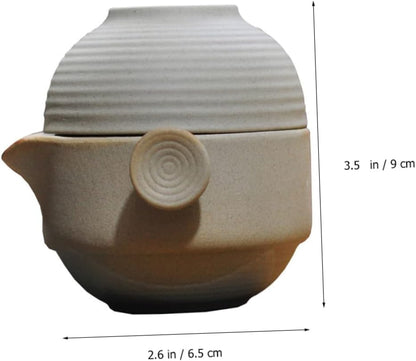 KICHOUSE 1 Set Set Teapot Medication Pot Tea Pots Vintage Zisha Tea Pot Tea Kettle Pot Loose Leaf Tea Kettle Tea Serving Pitcher Gongfu Tea Pot Tea Strainer Travel Enamel Pottery