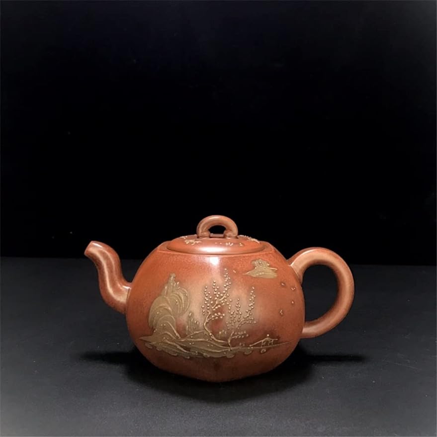 LDCHNH Chinese Yixing Teapot Handmade Zisha Blend Hexagonal Teapot 450ml