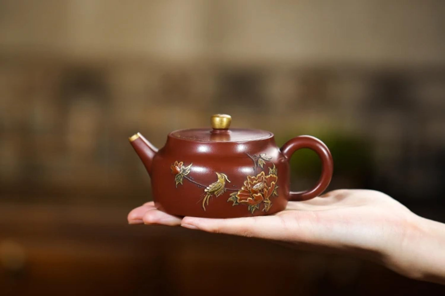 Master Handmade Purple Clay Tea Pot Zisha Tea Infuser Teaware